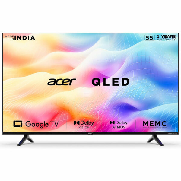 Acer V Series (55 inch) QLED Ultra HD (4K) Smart Google TV (AR55GR2851VQD)